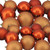 12ct Orange Shatterproof 4-Finish Christmas Ball Ornaments 4" (100mm)