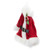 6.5-Inch Plush Red Velvet Santa Jacket on Hanger Christmas Ornament