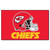 59.5" x 94.5" Red and White NFL Kansas City Chiefs Ulti-Mat Rectangular Area Rug