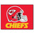 33.75" x 42.5" Red and Yellow NFL Kansas City Chiefs Rectangular Mat
