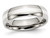 Mens Chisel 6mm Stainless Steel Comfort Fit Wedding Band Ring with Silver Inlay - 88QGG0037GF-12