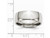 Mens Chisel 8mm Stainless Steel Polished Wedding Band Ring - 88QGG0023GF-6