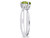 4/5 Carat (ctw) Green Peridot Ring in Sterling Silver - 68DLG1004284PD-4