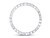 14K White Gold 1/4 Carat (ctw H-I, I1-I2) Diamond Jagged Edge Wedding Band Ring - 08GDG149167W-6
