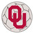 27" Rhino Gray and Red NCAA University of Oklahoma Sooners Round Area Rug