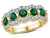 1.50 Carat (ctw) Lab Created Emerald Ring in 10K Yelllow Gold with Diamonds 1/2 Carat (ctw) - 08GDG103768CEM-6