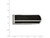 Mens Stainless Steel Brushed and Polished Black Carbon Fiber Money Clip