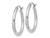 Small Hoop Earrings in Sterling Silver 3/4 Inch (2.0mm)