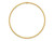 Diamond Cut 2mm Slip On Bangle in 14K Yellow Gold