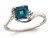 1.25 Carat (ctw) London Blue Topaz Princess Cut Ring in Sterling Silver - 68QGG4620BT-6