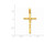 Crucifix Pendant Necklace 14K Yellow Gold with Chain