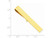14K Yellow Gold Mens Tie Bar