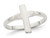 Sterling Silver Polished Cross Ring - 68QGG0966-6