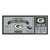 30" x 72" Gray and Green NFL Green Bay Packers Ticket Mat Area Rug Runner
