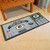30" x 72" Gray and Green NFL Green Bay Packers Ticket Mat Area Rug Runner