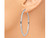Extra Large Hoop Earrings in 14K White Gold 2 Inch (2.00 mm)
