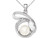 Cultured Freshwater Pearl 8.5mm Pendant Necklace in Sterling Silver with Chain