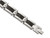Mens Stainless Steel Black Carbon Fiber Link Bracelet (8.50 Inch)