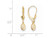 3/5 Carat (ctw) Opal Drop Dangle Earrings in 14K Yellow Gold