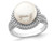 Freshwater Cultured 11-12mm Pearl Ring in Sterling Silver - 68QGG6870PF-6