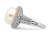 Freshwater Cultured 11-12mm Pearl Ring in Sterling Silver - 68QGG6870PF-6
