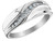 Mens Diamond Wedding Band Ring 1/8 Carat (ctw Color J-K Clarity I2-I3) in 10K White Gold - 08GDG062212W-12