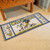 30" x 72" Yellow NCAA West Virginia University Mountaineers Ticket Non-Skid Mat Area Rug Runner