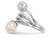 Freshwater Cultured 6-7mm Whte Rice Pearl Ring in Sterling Silver