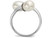 Freshwater Cultured 6-7mm Whte Rice Pearl Ring in Sterling Silver