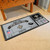 30" x 72" Gray and Black NFL New Orleans Saints Ticket Mat Area Rug Runner