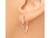 Hoop Earrings in 14K Rose Pink Gold 3/4 Inch (2.00 mm)