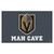 5' x 6' Black and Brown NHL Vegas Golden Knights Man Cave Ultimate Rectangular Mat Area Rug