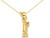 Statue of Liberty Pendant Necklace in 14K Yellow Gold with Chain