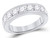 Diamond Wedding Band and Anniversary Ring 1.74 Carat (ctw G-H, SI3-I1) in 14K White Gold - 08GDG150787175W-6