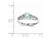 2/5 Carat (ctw) Aquamarine Heart Promise Ring in Sterling Silver - 68QGG0023AQ-6