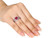 Lab Created Ruby Heart Ring 1.70 Carat (ctw) with Diamonds in Sterling Silver - 68DLG42226CRU-6