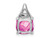 3.20 Carat (ctw) Lab-Created Pink Sapphire Pendant Necklace in 14K White Gold with Chain