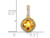 3/4 Carat (ctw) Cushio-Cut Citrine Pendant Necklace in 14K Yellow Gold with Diamonds and Chain