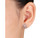1.75 Carat (ctw) Morganite Stud Earrings with Diamonds 1/10 Carat (ctw) in Rose Sterling Silver