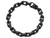 Mens Stainless Steel Bracelet in Black Plating 8.5 Inch