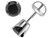1.50 Carat (ctw Clarity I2-I3) Solitaire Stud Color Enhanced Black Diamond Earrings in 10K White Gold