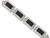 Mens Stainless Steel Bracelet with Black Enamel (9 Inches )