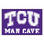 19" x 30" White and Purple NCAA Horned Frogs Man Cave Starter Rectangular Mat Area Rug