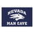 59.5" x 94.5" Blue and White NCAA University of Nevada Wolf Pack Outdoor Tailgater Area Rug