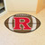 20.5" x 32.5" Brown and Red NCAA Rutgers University Scarlet Knights Football Area Rug