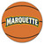 27" Orange and White NCAA Marquette University Golden Eagles Basketball Round Area Rug