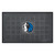19.5" x 31.25" Black and Blue NBA Dallas Mavericks Outdoor Door Mat