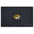 19.5" x 31.25" Black and Yellow NCAA University of Missouri Tigers Gophers Outdoor Door Mat