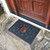 19.5" x 31.25" Black and Red NCAA University of Louisville Cardinals Medallion Outdoor Door Mat