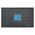 19.5" x 31.25" Black and Blue NCAA University of North Carolina Outdoor Door Mat